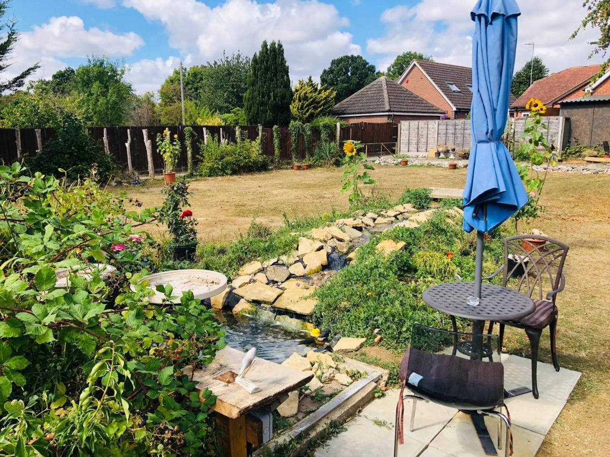 Amazing Quiet Garden House Near London Luton Airport Διαμέρισμα Εξωτερικό φωτογραφία